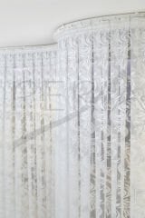 Peria Esnek Oryantal Korniş Kıvrılıp Bükülebilen Perde Rayı