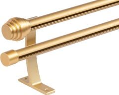 PERİA | Alüminyum Çift Kanallı Rustik Perde Askısı