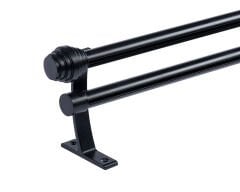 PERİA | Alüminyum Çift Kanallı Rustik Perde Askısı